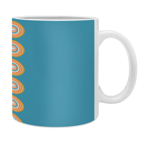 Sheila Wenzel-Ganny Retro Rainbow Wave Coffee Mug