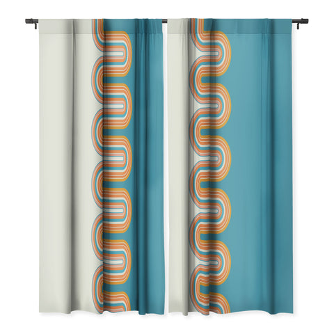 Sheila Wenzel-Ganny Retro Rainbow Wave Blackout Non Repeat