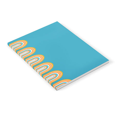 Sheila Wenzel-Ganny Retro Rainbow Wave Notebook