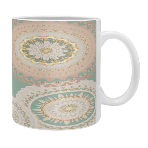 Sheila Wenzel-Ganny Rose Gold Mint Mandala Coffee Mug