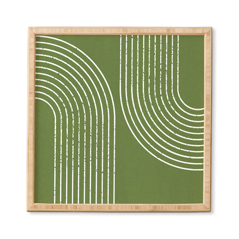Sheila Wenzel-Ganny Sage Green Minimalist Framed Wall Art