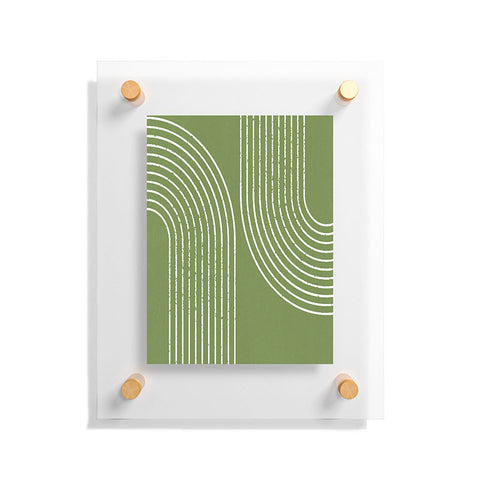 Sheila Wenzel-Ganny Sage Green Minimalist Floating Acrylic Print