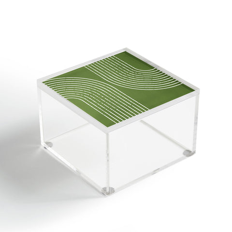 Sheila Wenzel-Ganny Sage Green Minimalist Acrylic Box