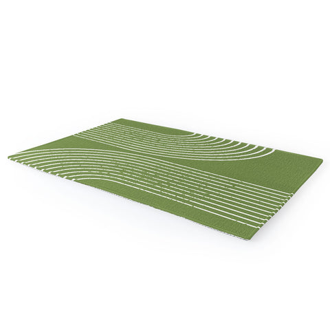 Sheila Wenzel-Ganny Sage Green Minimalist Area Rug