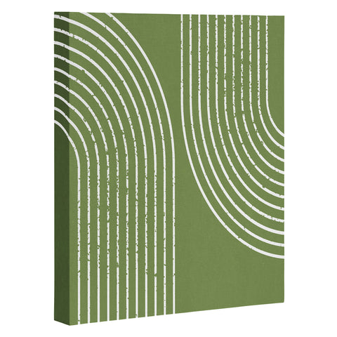Sheila Wenzel-Ganny Sage Green Minimalist Art Canvas