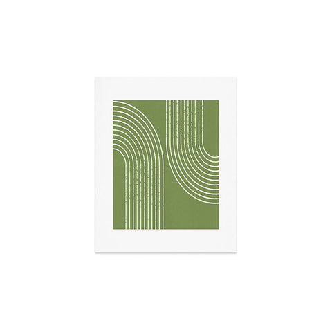 Sheila Wenzel-Ganny Sage Green Minimalist Art Print