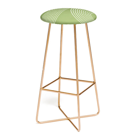 Sheila Wenzel-Ganny Sage Green Minimalist Bar Stool