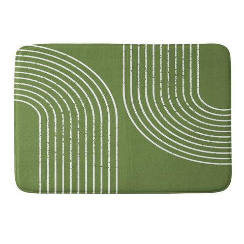 Sheila Wenzel-Ganny Sage Green Minimalist Memory Foam Bath Mat