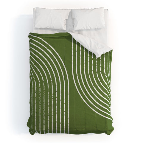 Sheila Wenzel-Ganny Sage Green Minimalist Comforter