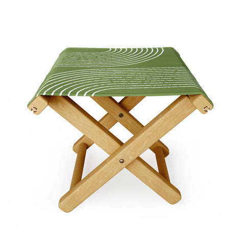 Sheila Wenzel-Ganny Sage Green Minimalist Folding Stool