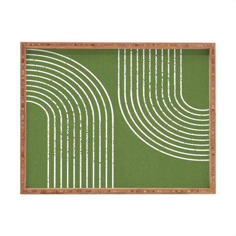 Sheila Wenzel-Ganny Sage Green Minimalist Rectangular Tray