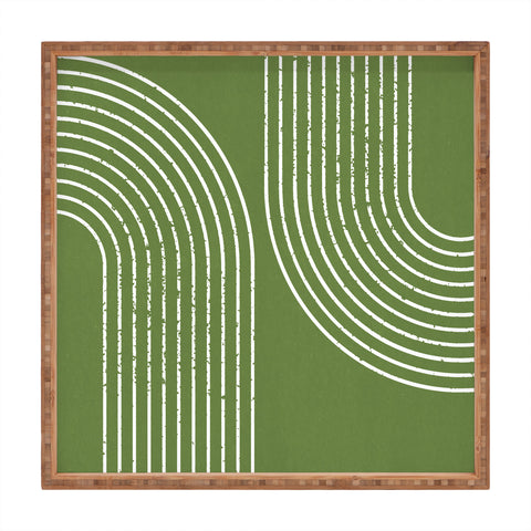 Sheila Wenzel-Ganny Sage Green Minimalist Square Tray