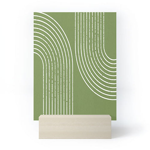 Sheila Wenzel-Ganny Sage Green Minimalist Mini Art Print
