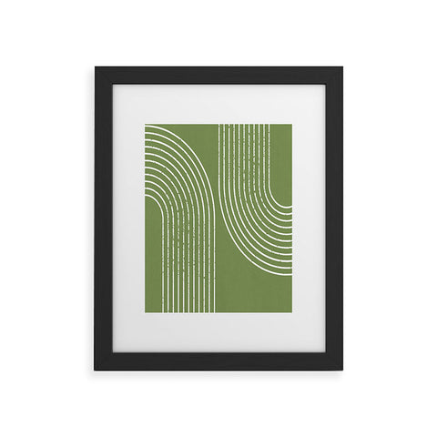 Sheila Wenzel-Ganny Sage Green Minimalist Framed Art Print