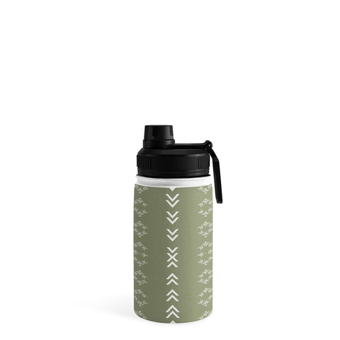 Sheila Wenzel-Ganny Sage Minimalist Mudcloth Water Bottle