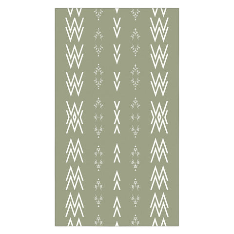 Sheila Wenzel-Ganny Sage Minimalist Mudcloth Tablecloth