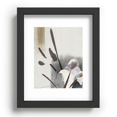 Sheila Wenzel-Ganny Serene Floral Abstract Recessed Framing Rectangle