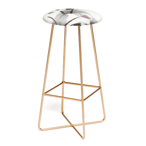 Sheila Wenzel-Ganny Serene Floral Abstract Bar Stool