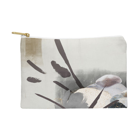 Sheila Wenzel-Ganny Serene Floral Abstract Pouch