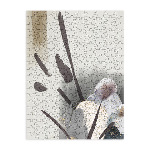 Sheila Wenzel-Ganny Serene Floral Abstract Puzzle