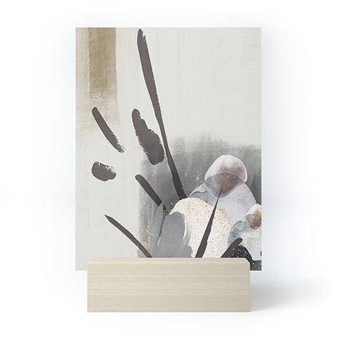 Sheila Wenzel-Ganny Serene Floral Abstract Mini Art Print