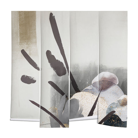 Sheila Wenzel-Ganny Serene Floral Abstract Wall Mural