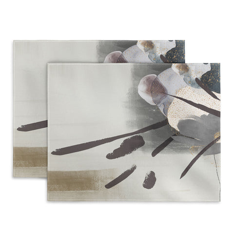 Sheila Wenzel-Ganny Serene Floral Abstract Placemat