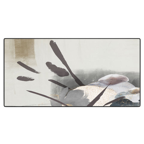 Sheila Wenzel-Ganny Serene Floral Abstract Desk Mat