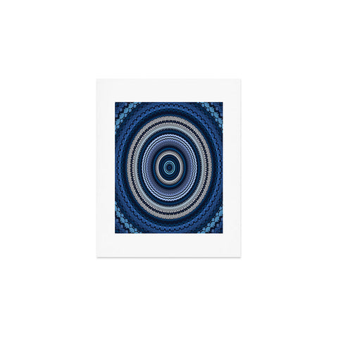 Sheila Wenzel-Ganny Shades of Blue Mandala Art Print