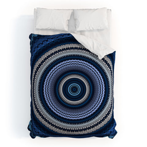 Sheila Wenzel-Ganny Shades of Blue Mandala Comforter