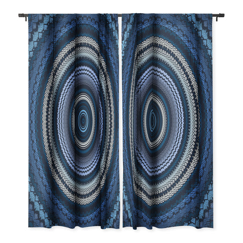 Sheila Wenzel-Ganny Shades of Blue Mandala Blackout Non Repeat