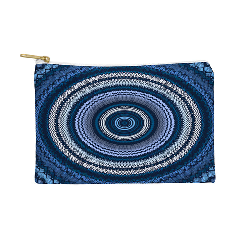 Sheila Wenzel-Ganny Shades of Blue Mandala Pouch