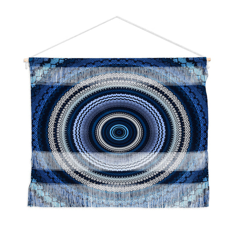 Sheila Wenzel-Ganny Shades of Blue Mandala Wall Hanging Landscape