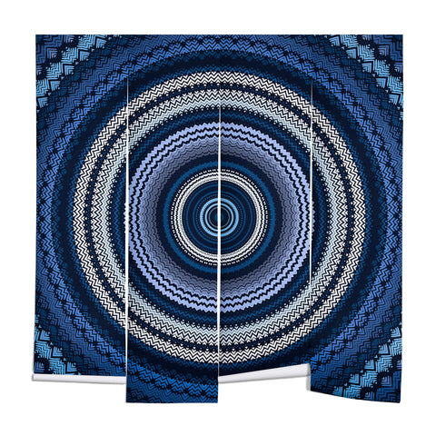 Sheila Wenzel-Ganny Shades of Blue Mandala Wall Mural