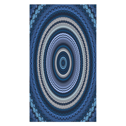 Sheila Wenzel-Ganny Shades of Blue Mandala Tablecloth
