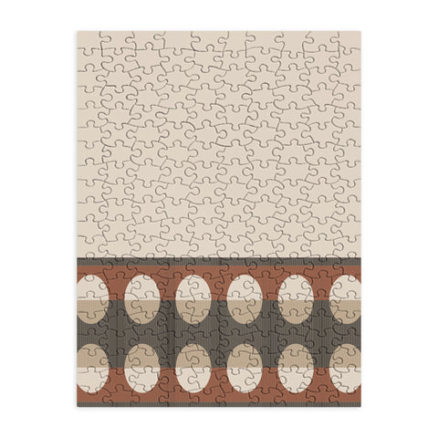 Sheila Wenzel-Ganny Sienna Minimalist Dot Stripes Puzzle