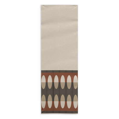 Sheila Wenzel-Ganny Sienna Minimalist Dot Stripes Yoga Towel