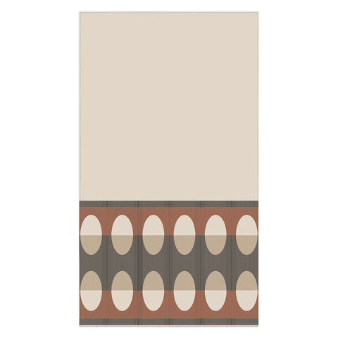 Sheila Wenzel-Ganny Sienna Minimalist Dot Stripes Tablecloth