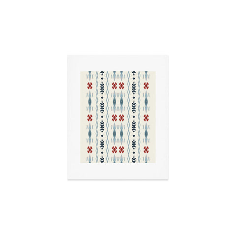 Sheila Wenzel-Ganny Simple Blue Tribal Art Print