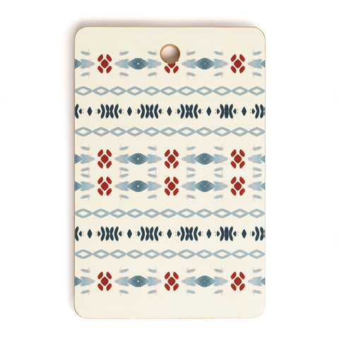 Sheila Wenzel-Ganny Simple Blue Tribal Cutting Board Rectangle