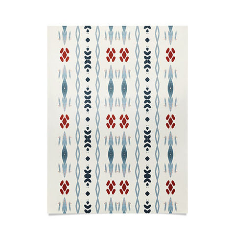 Sheila Wenzel-Ganny Simple Blue Tribal Poster