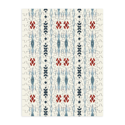 Sheila Wenzel-Ganny Simple Blue Tribal Puzzle
