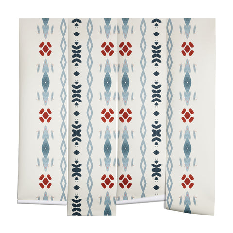 Sheila Wenzel-Ganny Simple Blue Tribal Wall Mural