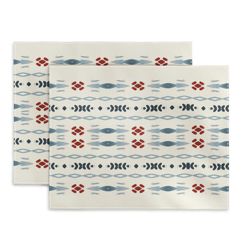 Sheila Wenzel-Ganny Simple Blue Tribal Placemat