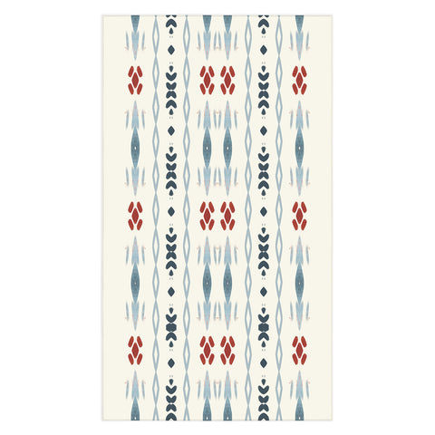 Sheila Wenzel-Ganny Simple Blue Tribal Tablecloth