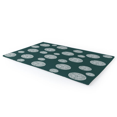 Sheila Wenzel-Ganny Snowflake Polka Dots Area Rug