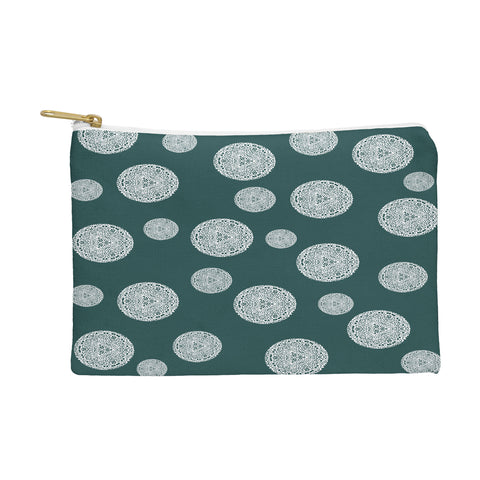 Sheila Wenzel-Ganny Snowflake Polka Dots Pouch