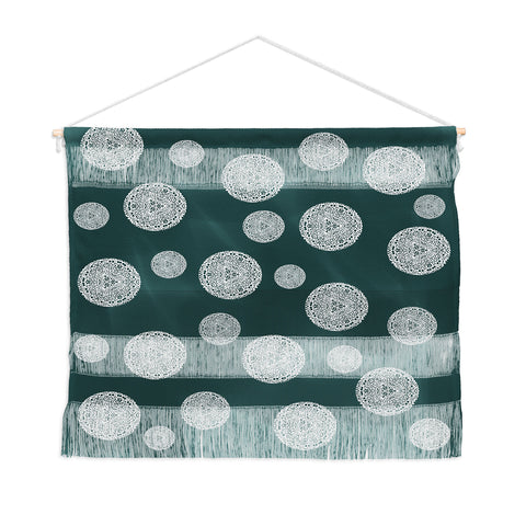 Sheila Wenzel-Ganny Snowflake Polka Dots Wall Hanging Landscape