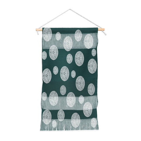 Sheila Wenzel-Ganny Snowflake Polka Dots Wall Hanging Portrait