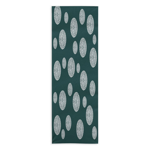 Sheila Wenzel-Ganny Snowflake Polka Dots Yoga Towel
